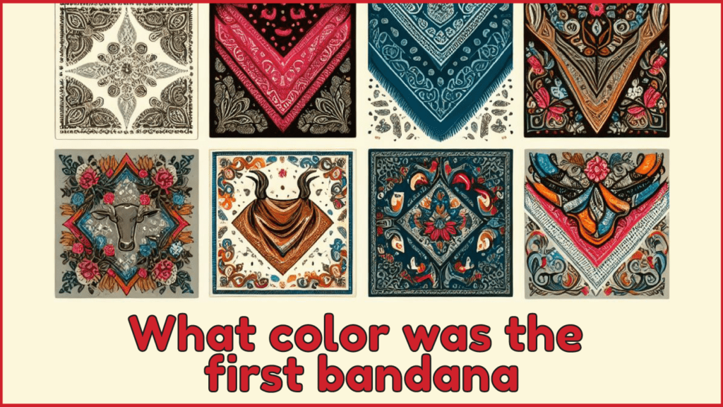 What color was the first bandana